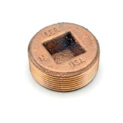 Countersunk Plug 3 LF DOMESTIC BRASS COUNTERSUNK PLUG