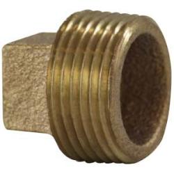 Cored Square Head Plug 1/8 BRONZE SQ HD PLUG