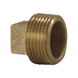 Cored Square Head Plug 1/2 RB CORED PLUG DOMESTIC