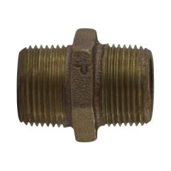 Hex Nipple 3/4 BRONZE HEX NIPPLE