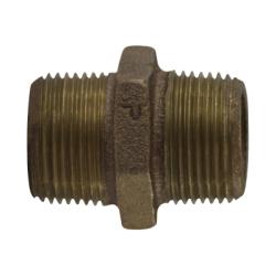 Hex Nipple 1-1/2 BRONZE HEX NIPPLE