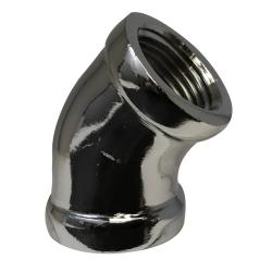 45 deg Elbow 1/4 CHROME PLATED 45