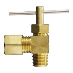 90 deg Needle Valve 3/8X1/4 COMP X M 90 NEEDLE VALV