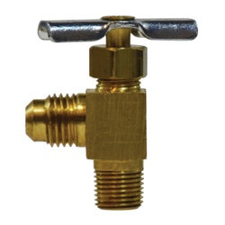 90 deg Angle Needle Valve 3/8X1/4 M FL X M 90 NEEDLE VALV
