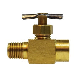 Light Pattern Needle Valve 1/4 MIP X FIP LIGHT PTRN NDL VLV