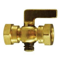 Air Cock 1/8FIP X FIP HEX LEVER HNDL AIR COCK