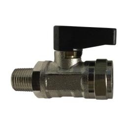 Mini Ball Valve 3/8 MALEXFEMALE STRT  MINI BALL VALVE