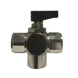 Mini Ball Valve 1/4FIP 3WAY PANEL MOUNTED BV CLSD CENTER