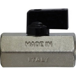 Miniature Ball Valve 1/2 F X F CHROME MINI BALL VALVE