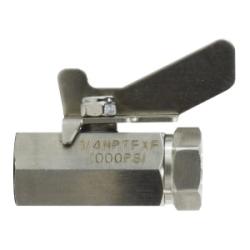 Miniature Ball Valve 3/8 FIP S.S. MINI BALL VALVE