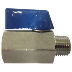 Mini Ball Valve 1/2 SS MIP X FIP MINI BALL VLV