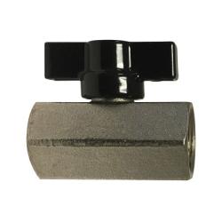 Mini Ball Valve 3/8 FXF MINI BV T HANDLE W/VITON SEALS