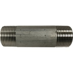 Pipe Nipple 1 X CLOSE 304 SS NIPPLES