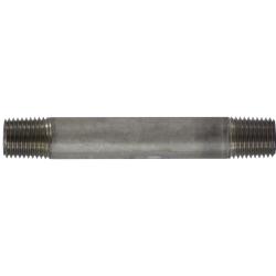 Welded Pipe Nipple 1/4 x 9 SCH 40 #316 SS NIPPLE