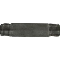 Seamless Pipe Nipple 3/8 X 2 SC80 304SS SEAMLESS