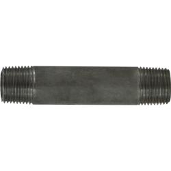 Seamless Pipe Nipple 3/8 X 3 SC80 304SS SEAMLESS