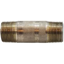 Seamless Pipe Nipple 3/4 X 3 SC80 304SS SEAMLESS