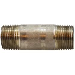 Seamless Pipe Nipple 3/4 X 3-1/2 SC80 304SS SEAMLESS
