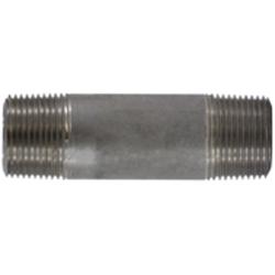 Seamless Pipe Nipple 1 X 3 SC80 304SS SEAMLESS