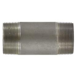 Seamless Pipe Nipple 1-1/2 X 4 SC80 304SS SEAMLESS