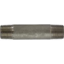 Seamless Pipe Nipple 1/2 X 2 SC80 316SS SEAMLESS