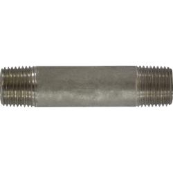 Seamless Pipe Nipple 1/2 X 5 SC80 316SS SEAMLESS