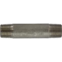 Seamless Pipe Nipple 1/2 X 6 SC80 316SS SEAMLESS