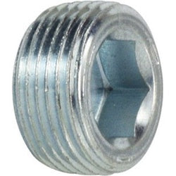 Flush Hollow Hex Plug 1/16-27 FLS HLW HX PL W/7/8 TP