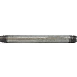 Welded Pipe Nipple 1/8 X 9 GALV STEEL NIPPLE