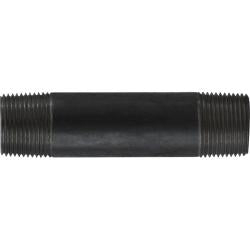 Welded Pipe Nipple 1 X CLOSE BLACK STEEL NIPPLE