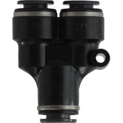 Union Wye 1/4 X 3/8 PUSH-IN Y COMPOSITE