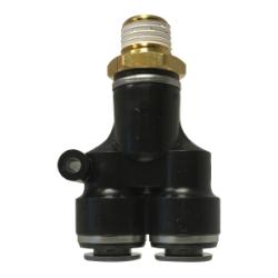 Branch Wye 1/8  MPT X 1/4 TUBE DOT COMPOSITE  Y