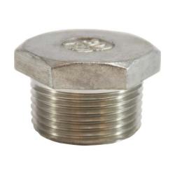 Cored Hex Head Plug 1-1/2 304 SS HEX HEAD PLUG