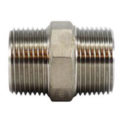 Hex Nipple 3/8 304 SS HEX NIPPLE