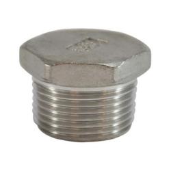 Cored Hex Head Plug 1/2 316 SS HEX HEAD PLUG