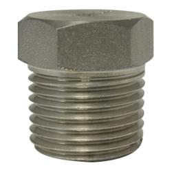 Barstock Hex Head Plug 3 1000/3000# T-316 B/S HEX HEAD PLUG