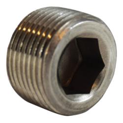 Barstock Hex Socket Countersunk Plug 3/8 316SS HEX COUNTERSUNK PLUG