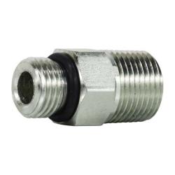 Straight Adapter 7/16-20X1/4 MORBXMNPT ST ADPT