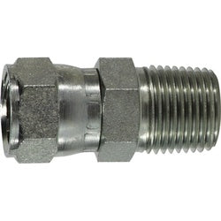 Swivel Connector 9/16-18 X 1/8 FJIC X MNPT STEEL STRT
