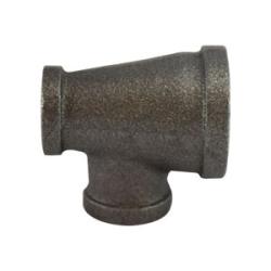 Reducing Tee 1-1/2 X 3/4 X 1/2 BLK MALL RED TEE