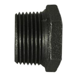Reducer Hex Bushing 1/2 X 1/8 M X F BLACK HEX BUSHNG
