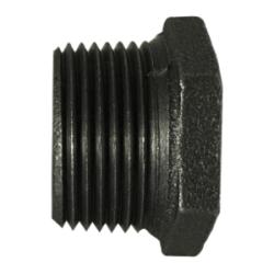 Reducer Hex Bushing 1-1/4 X 3/4 M X F BLACK HEX BUSH