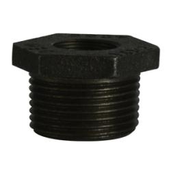 Double Tapped Bushing 2 1/2 X 1 1/2 DOUBLE TAP BLACK BUSHING