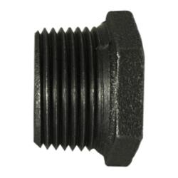 Reducer Hex Bushing 5" X 4" BLACK HEX BUSHING