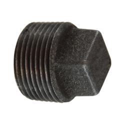 Solid Plug 1/2 BLK MALL PLUG-SOLID