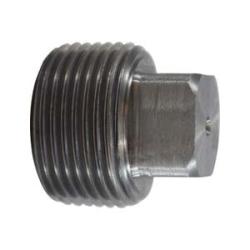 Solid Square Head Plug 1-1/2 BLACK SQ HD STEEL PLUG