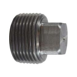 Solid Square Head Plug 2 BLACK SQ HD STEEL PLUG