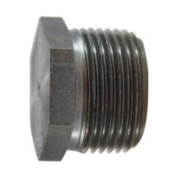 Solid Hex Head Plug 1/8 BLACK HEX HD STEEL PLUG