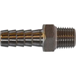 Reducing Nose Nipple 1/2 X 3/8 HB X MIP 304SS ADAPTER