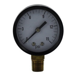 Pneumatic Pressure Gauge 2" 0-160psi  1/4" LM